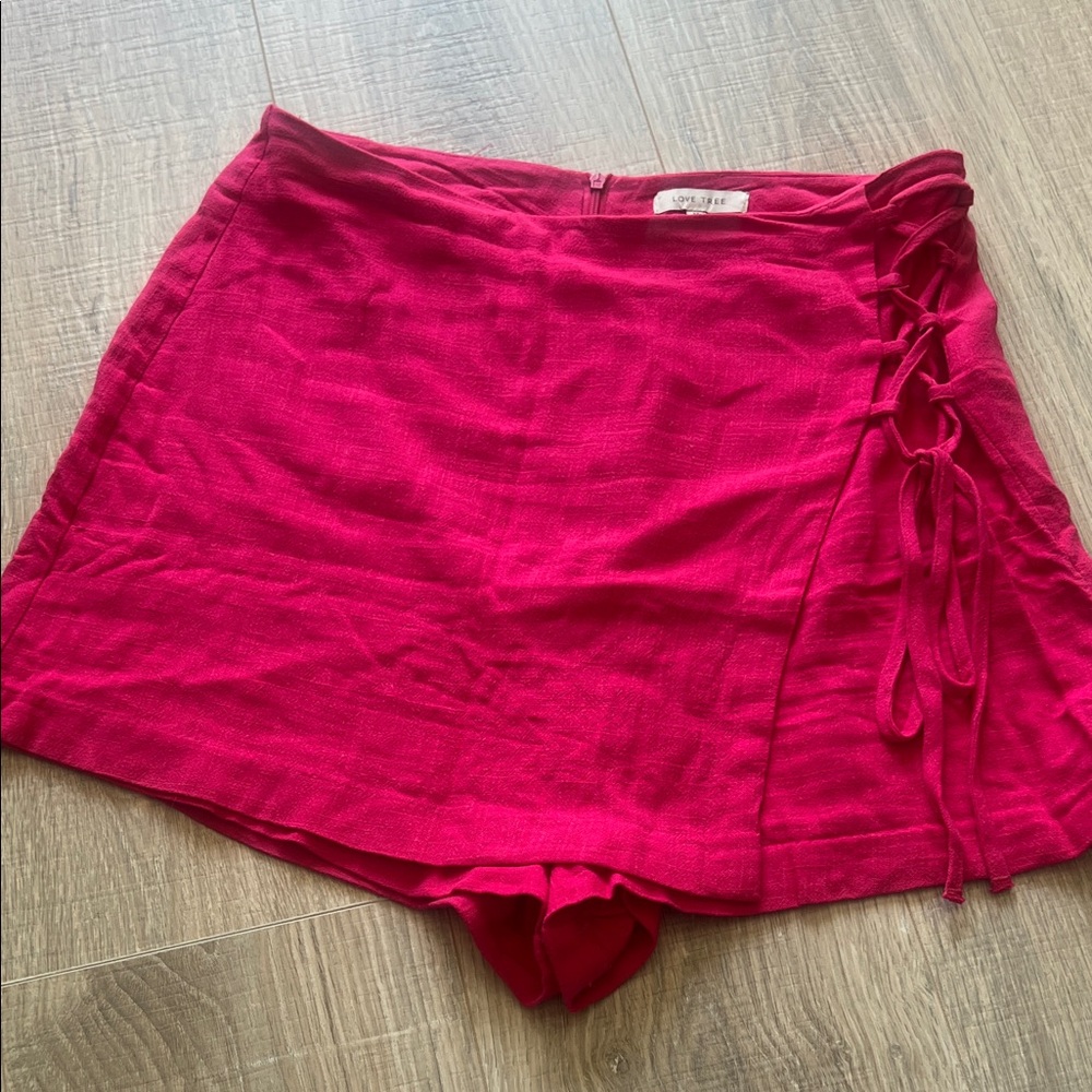 Love Tree Vibrant Pink Skort